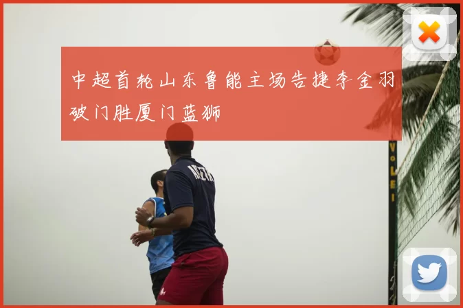 中超首轮山东鲁能主场告捷李金羽破门胜厦门蓝狮